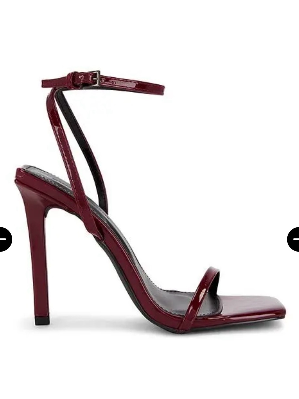 Superdown Livia Heel In Burgandy Size 7